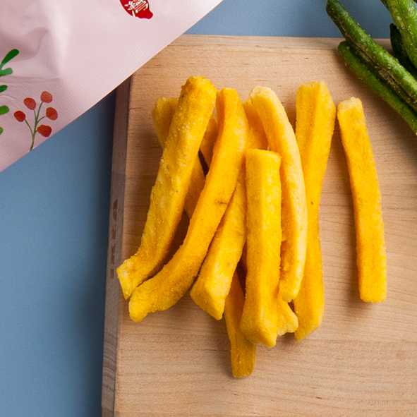 黃地瓜條脆片【強森先生】酥脆好吃 解饞零食 經典脆薯